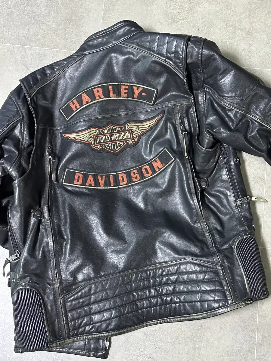 할리데이비슨/ Harley Davidson 정품 빈티지 가죽자켓 M 판매