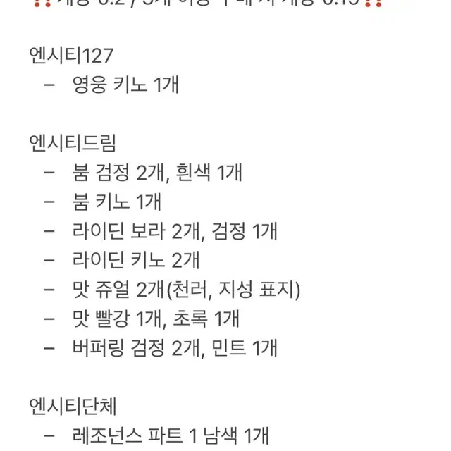 엔시티127, 엔시티드림, 엔시티단체 앨범 판매