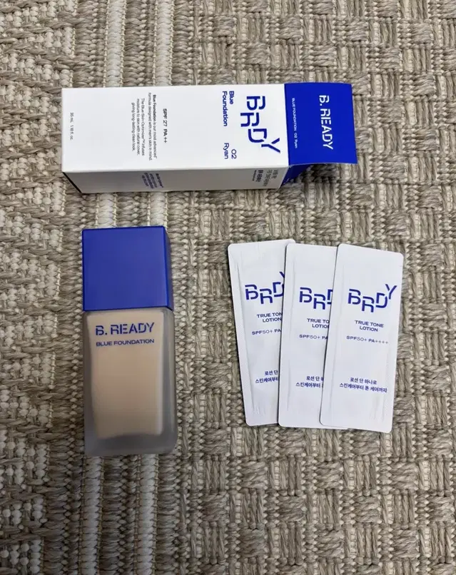 비레디 블루파운데이션 02 라이언 35ml+트루 톤로션1ml*3