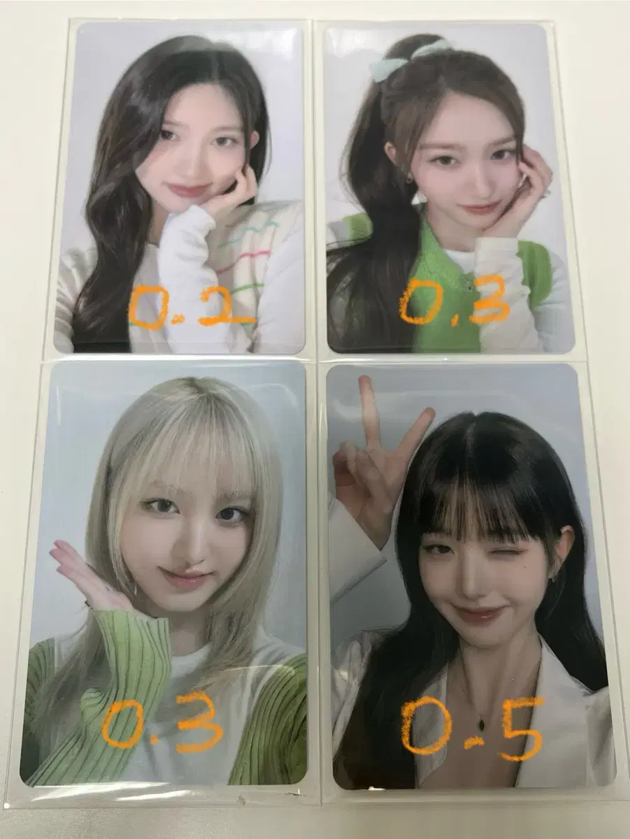 ive papa johns 4th photocard gaeul leeseo series wonyoung