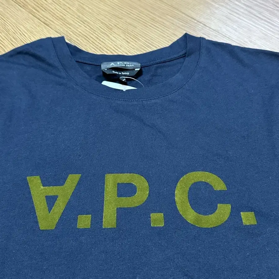 A.P.C.아페쎄 반팔 티셔츠 네이비 L APC