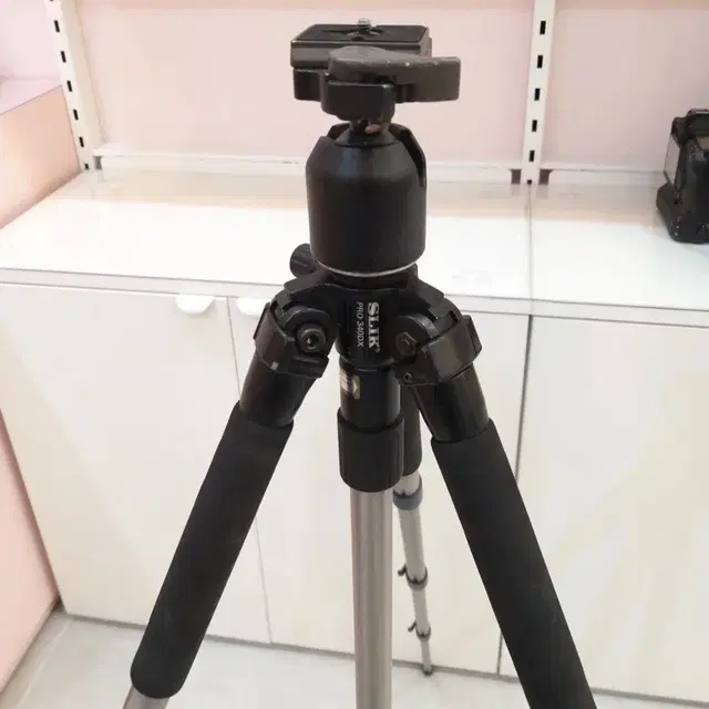 맨프로토 삼각대 헤드 + 슬릭 삼각대 (dslr 카메라 삼각대)