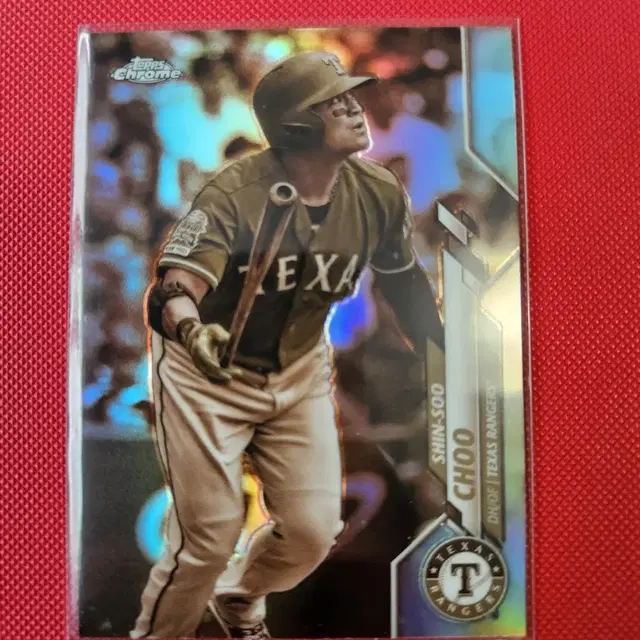 추신수 2020 Topps Chrome Sepia 리플렉터 카드