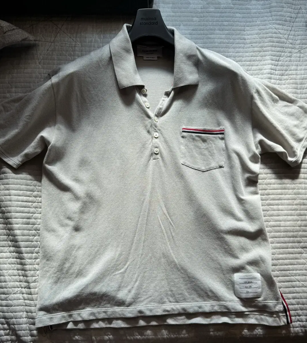 Thom Browne Pique Polo T-Shirt 1 size