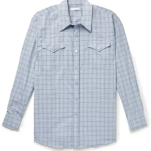 ourlegacy ranch shirt blue check