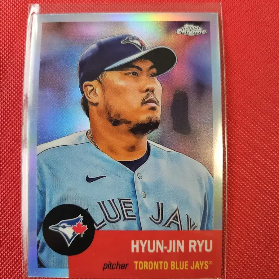 류현진 2022 Topps Chrome 리플렉터 카드