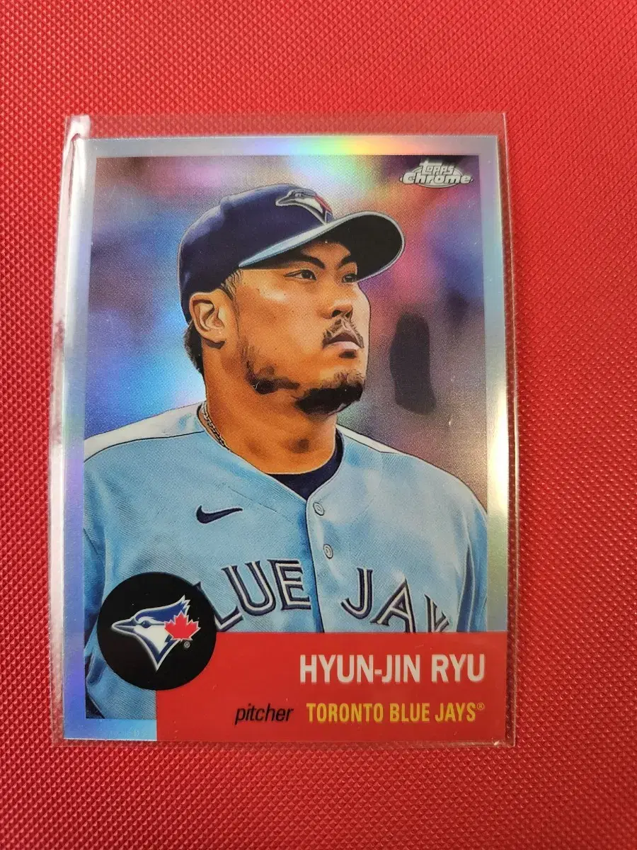 류현진 2022 Topps Chrome 리플렉터 카드