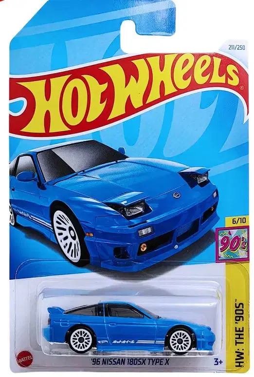 1:64 핫휠 닛산 180SX Type X