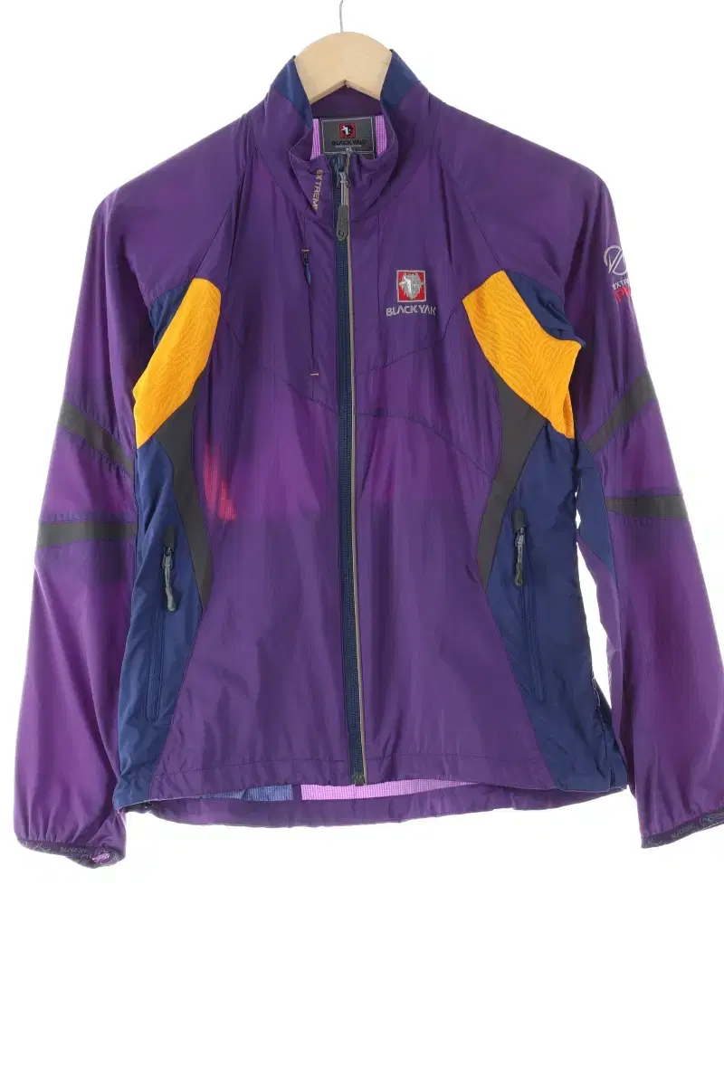 W(S) BLACK YAK ZIP-UP WINDBREAKER JACKET PURPLE HIKING LIGHTWEIGHT-F065