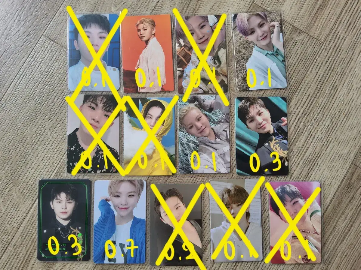 (feeding frenzy) seventeen woozi photocard bulk Individual wts