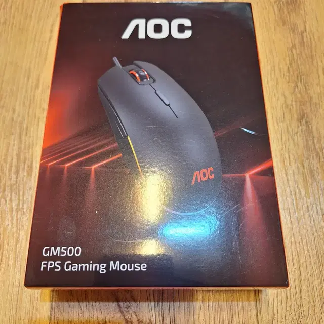 알파스캔 AOC GM500 게이밍 RGB 마우스