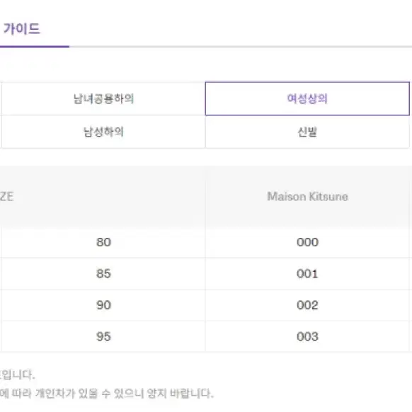 메종키츠네 반팔 XS