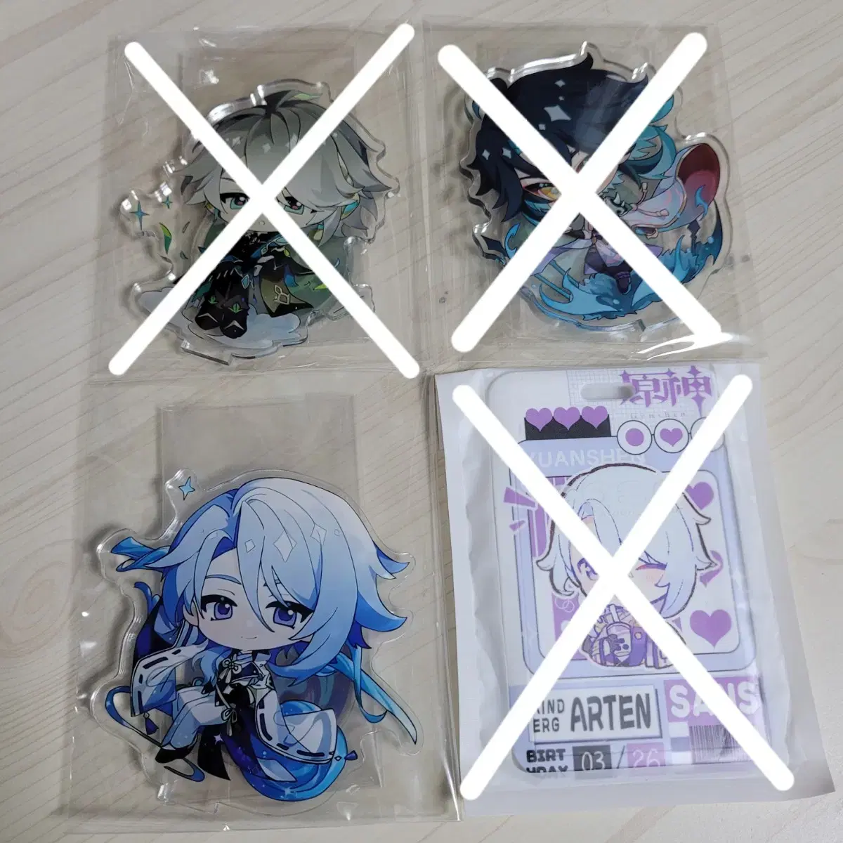 Genshin Impact Ayato Alhaitham acrylic stand kard Holder unofficial goods Sells merchandise