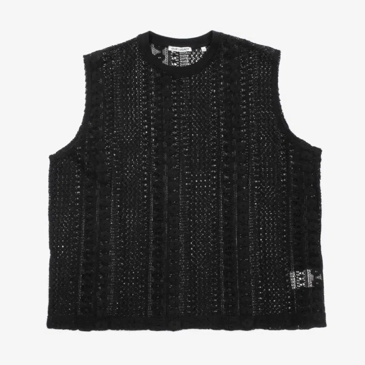 48사이즈 아워레가시 슬리브리스 크로쉐 블랙 sleeveless croc