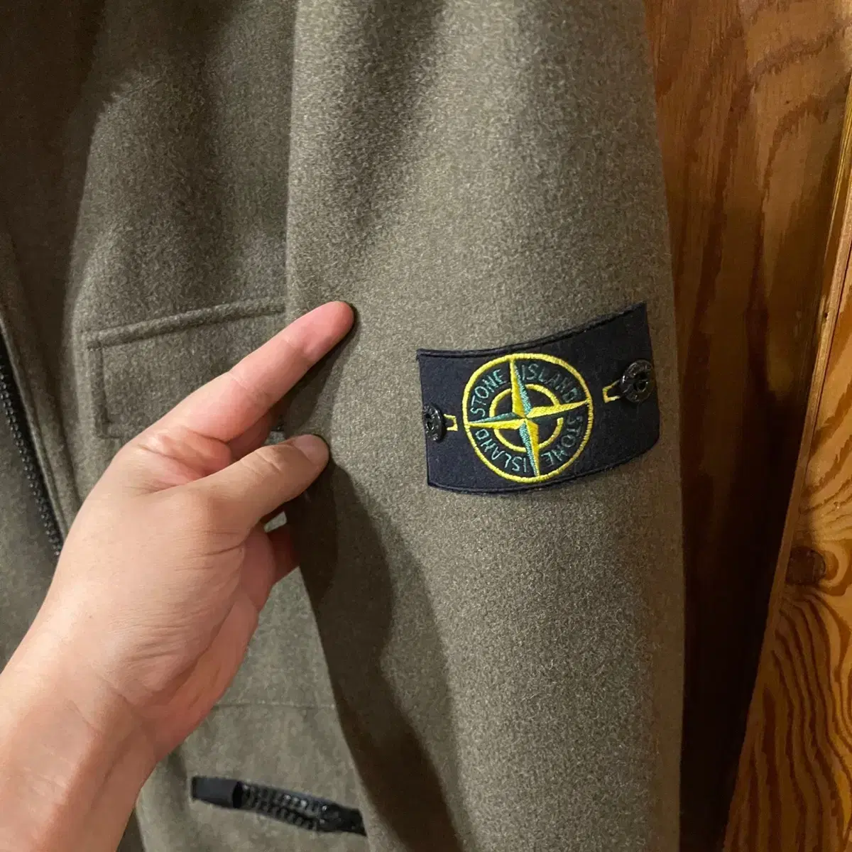 Stone Island pano special and wool hooded coat sell.