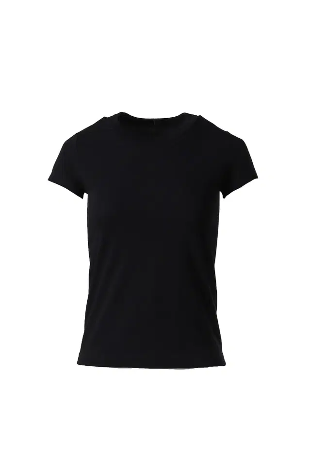 Rick Owens 릭오웬스 CROPPED LEVEL T / BLK