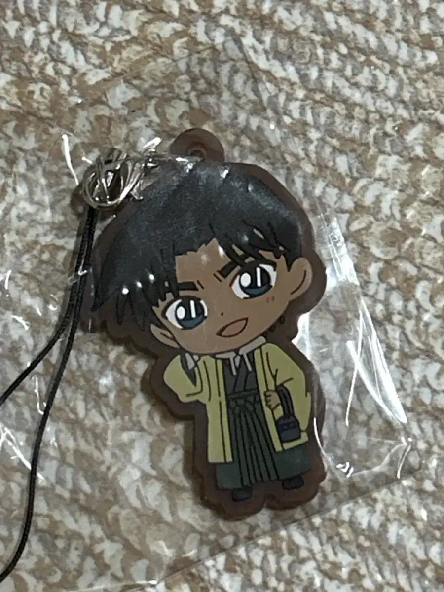 Detective Conan Hattori Heiji Heinseong Rubber Strap keyring Gacha