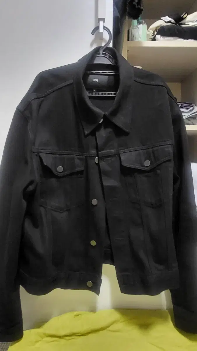 Fit flack 051 black jean jacket size L