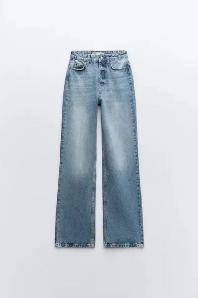 zara 자라 JEANS Z1975 스트레이트 풀랭쓰 하이웨이스트 데님