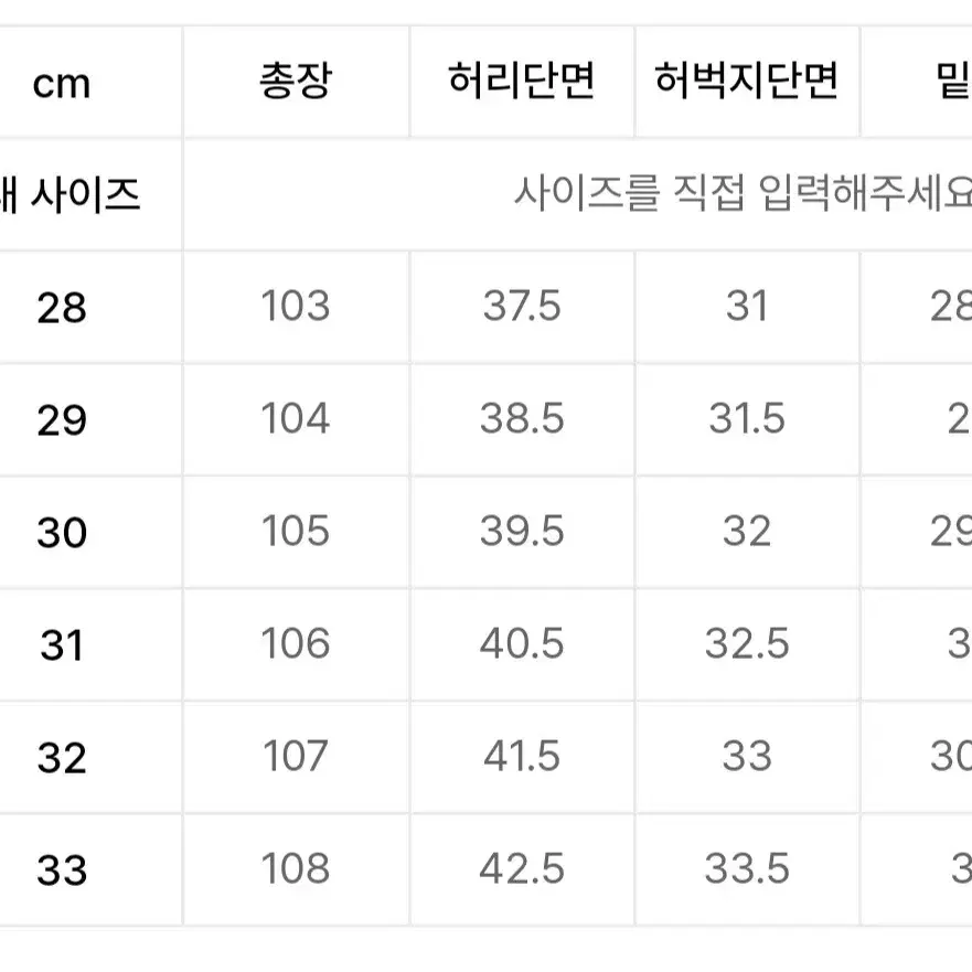 모드나인 턴미오프 31사이즈 새상품