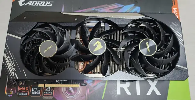 기가바이트 RTX3080 어로스 익스트림 10G 판매합니다