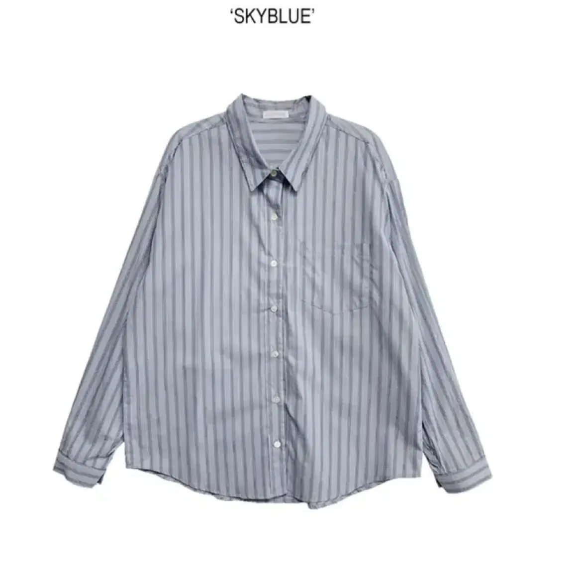 blemto Cozy Stripe Over Shirts 스트라이프 셔츠