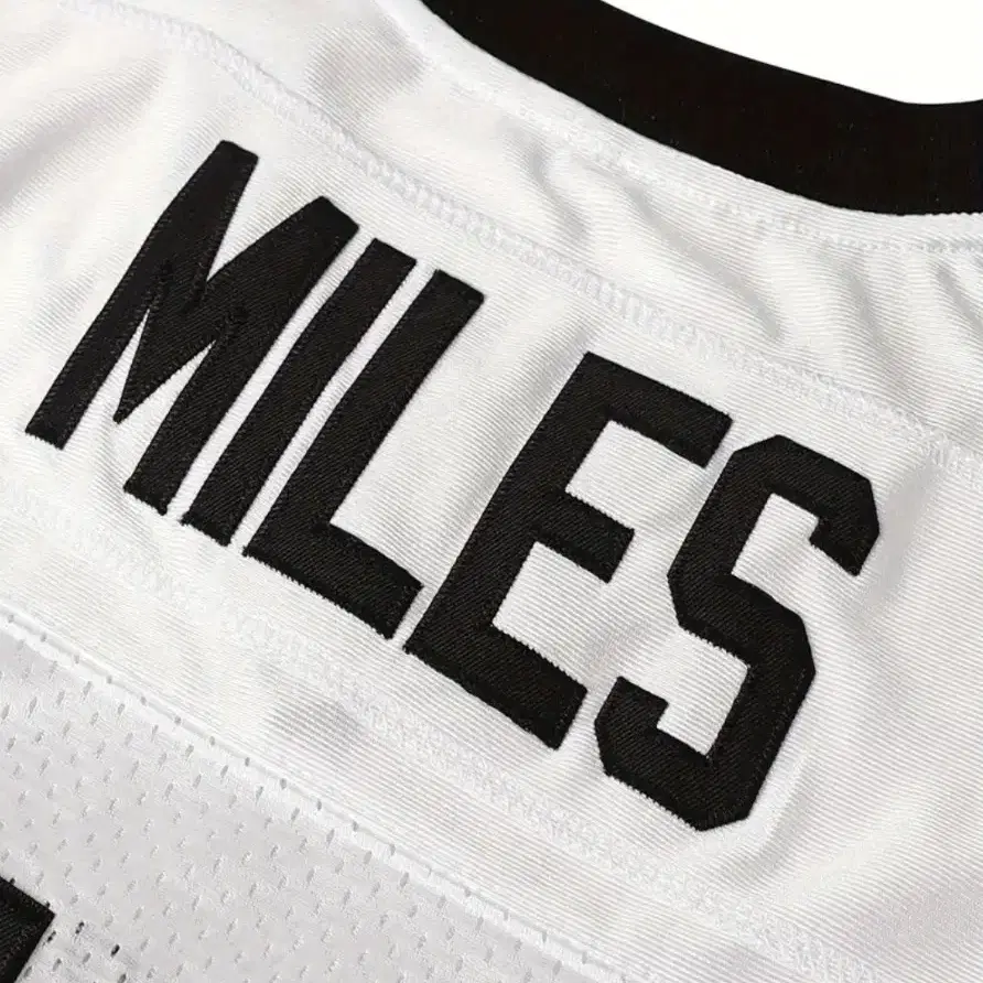 3XL)PERMIAN 화이트 페르미안 MILES 45번 풋볼져지 미식축구