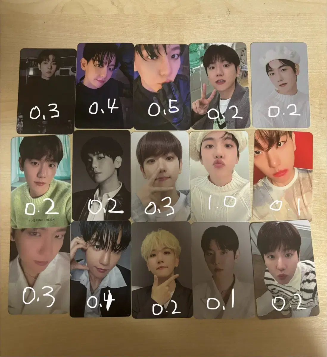 (I'll give you a bunch) baekhyun photocard wts photocard tc unreleased photocard selfie alpo