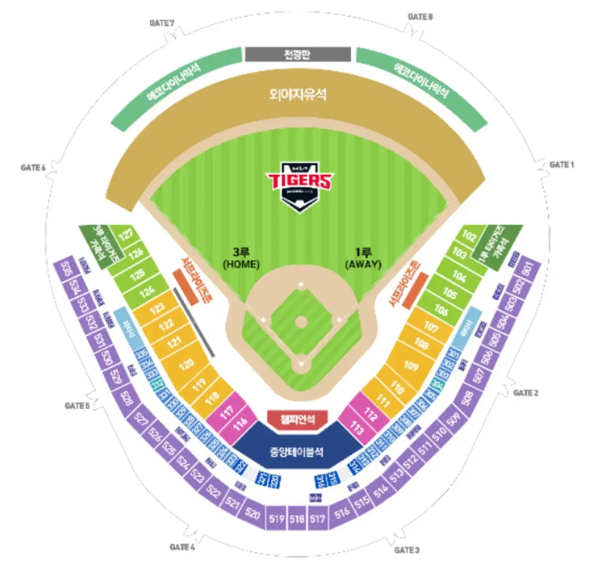 9월 23일 기아 VS 삼성 3루 K3 2연석 정가양도합니다