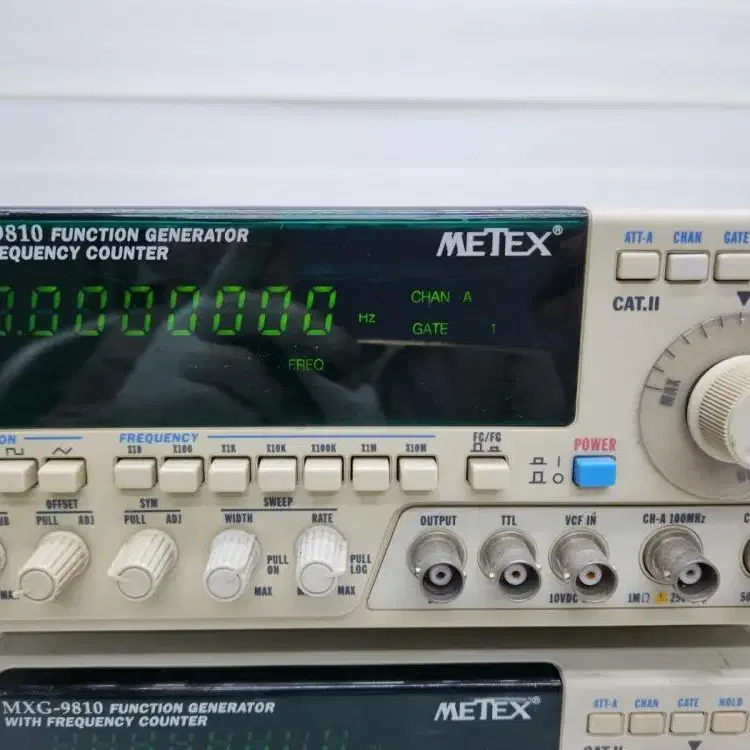 METEX MXG-9810 Function Generator 함수발생기