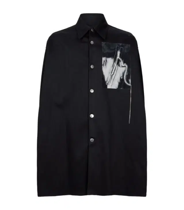 RAF SIMONS 지퍼 디테일 over shirt