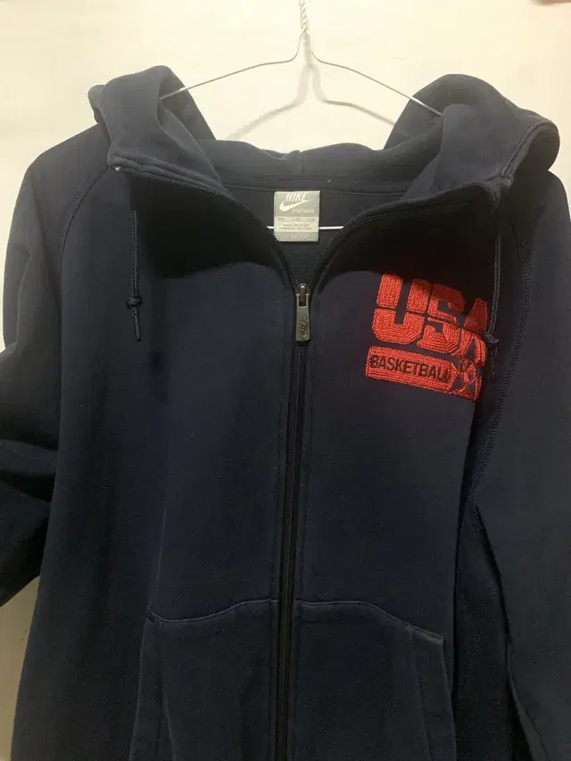 나이키 후드집업 xxl 2xl 네이비 오버핏 usa sportswear