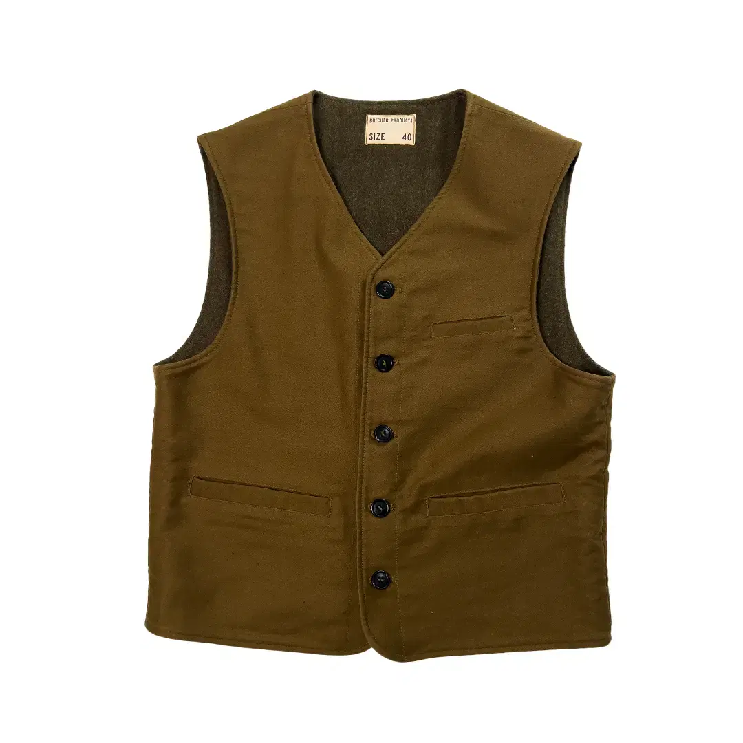 BUTCHER PRODUCTS FIELD VEST - BROWN