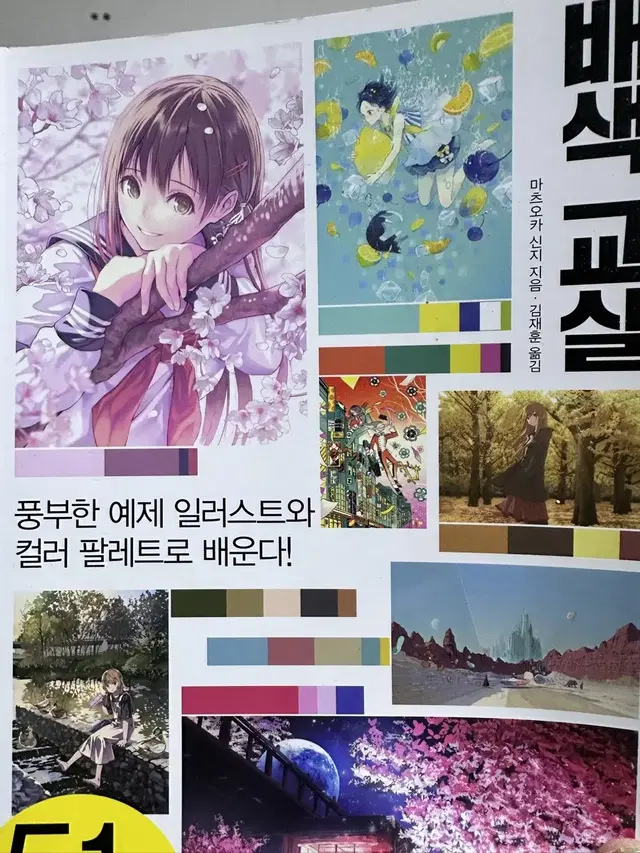 일러스트 그림 배색, 연출 작법서 2권