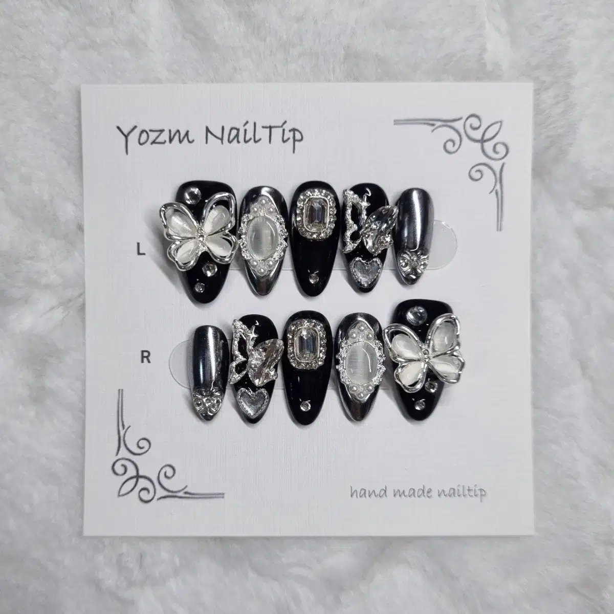 Yozm NailTip 미러나비올파츠