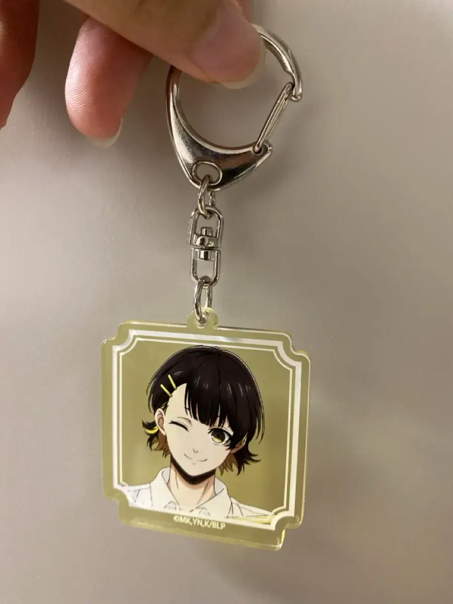 BLUELOCK Bachira pop up acrylic keyring