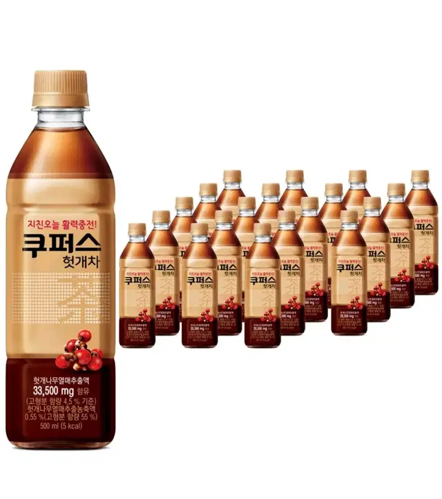 팔도 쿠퍼스 헛개차, 500ml, 20개