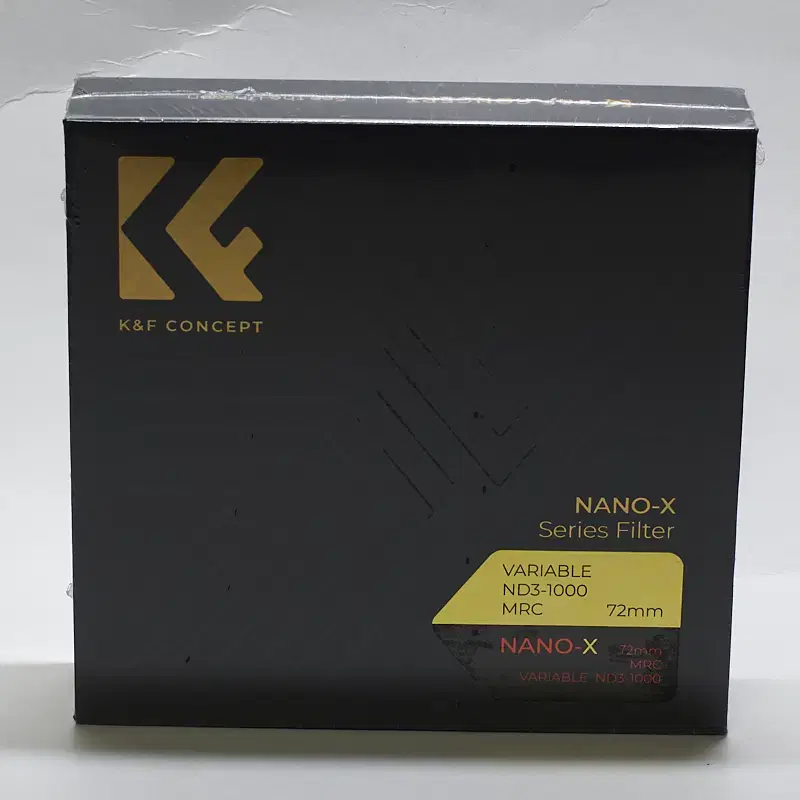 K&F Concept 72mm NANO-X 가변 ND3-1000 필터