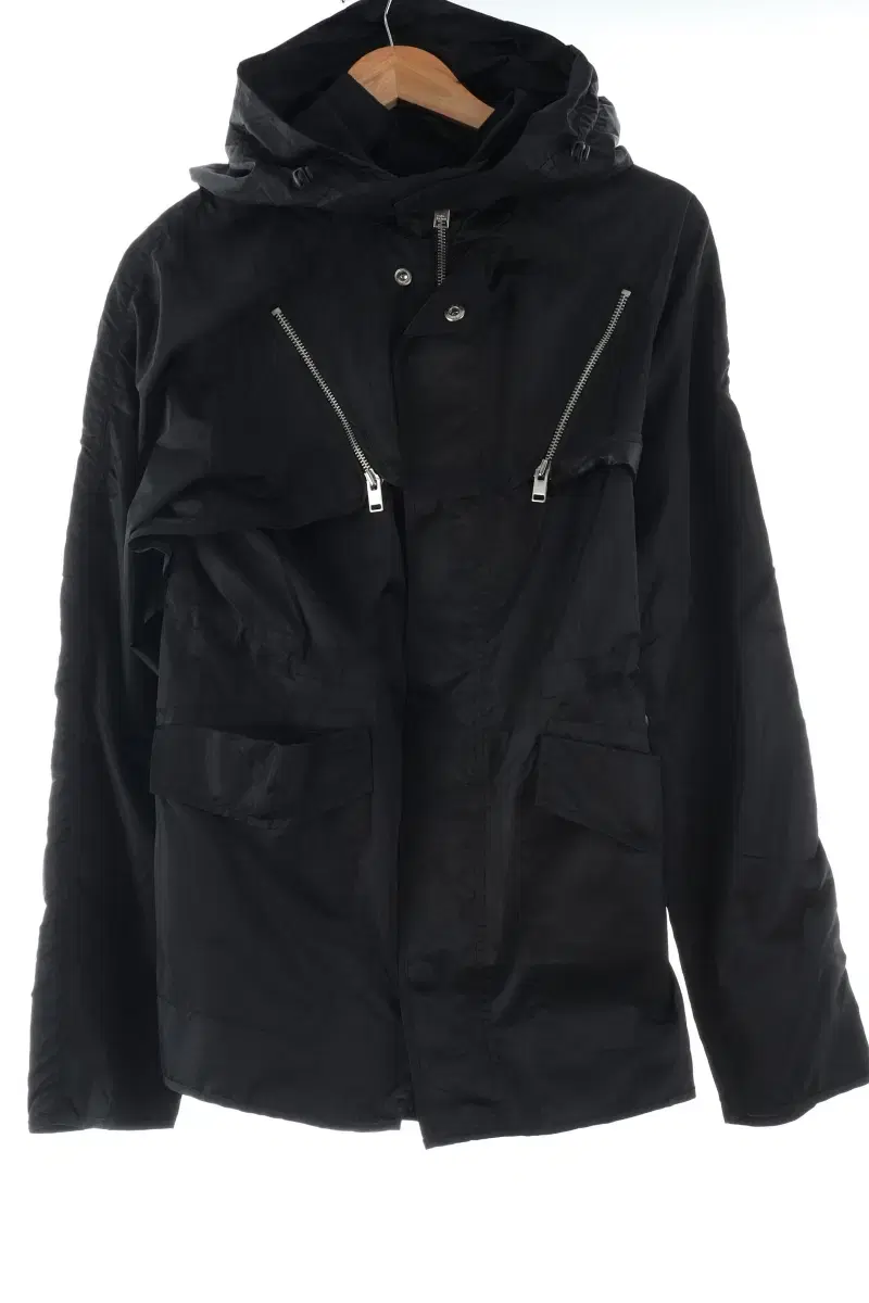 (M) Codez Combine Zip-up Windbreaker Jacket Black Nylon-F0D6