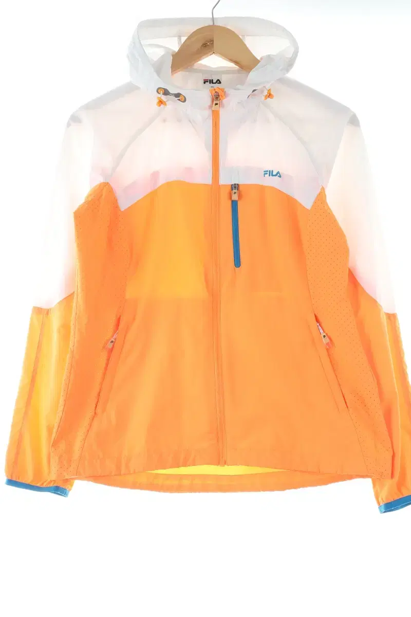 W(M) Wheela zip-up windbreaker jacket colormix nylon limited edition-F0E4