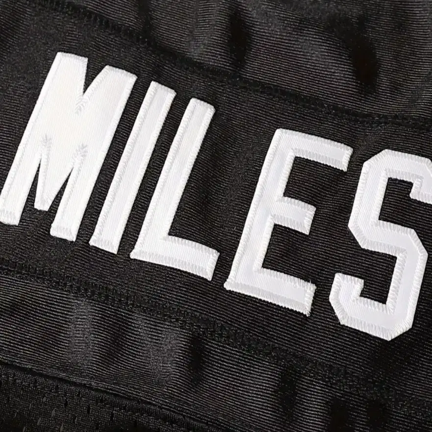 3XL)PERMIAN 블랙 페르미안 MILES 45번 풋볼져지 미식축구팀