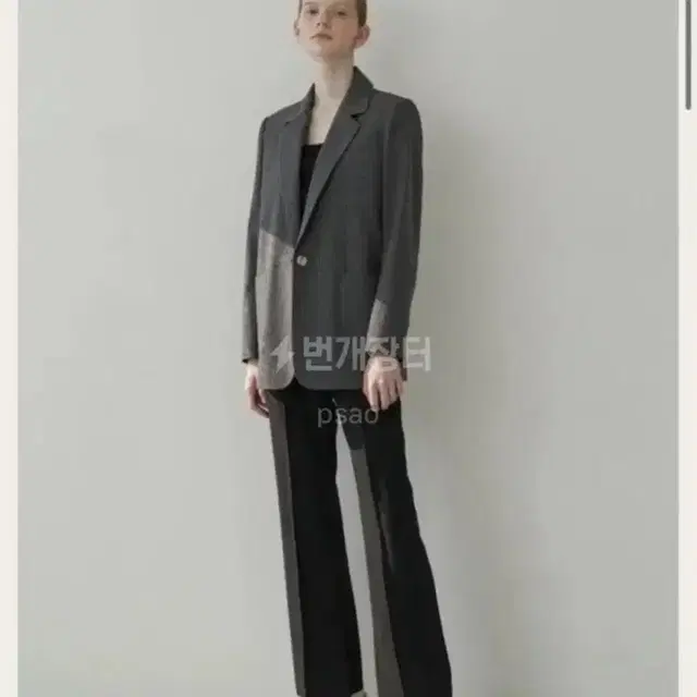 닐바이피 자켓 linen casual single jacket