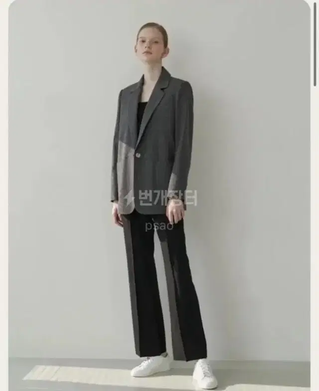 닐바이피 자켓 linen casual single jacket