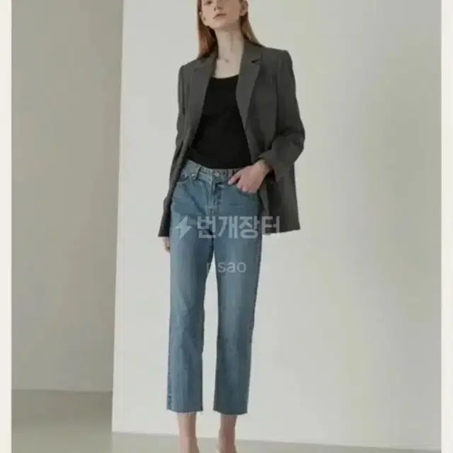 닐바이피 자켓 linen casual single jacket