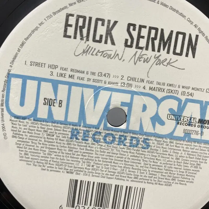 ERICK SERMON LP / AA5118