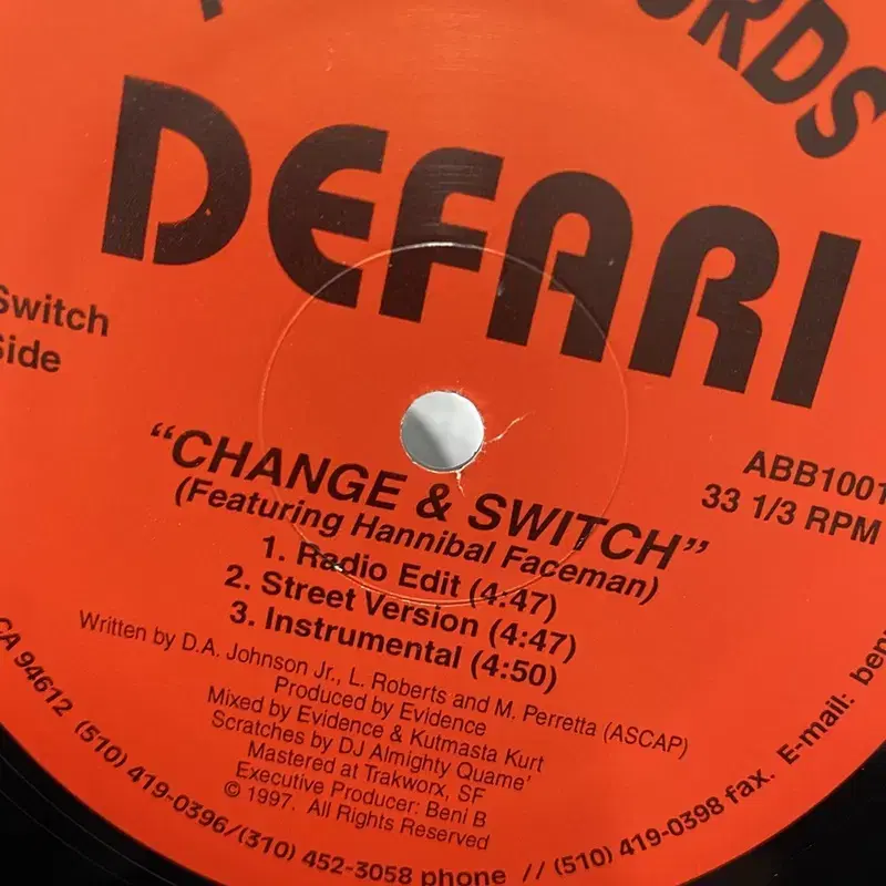 CHANGE AND SWITCH LP / AA5133