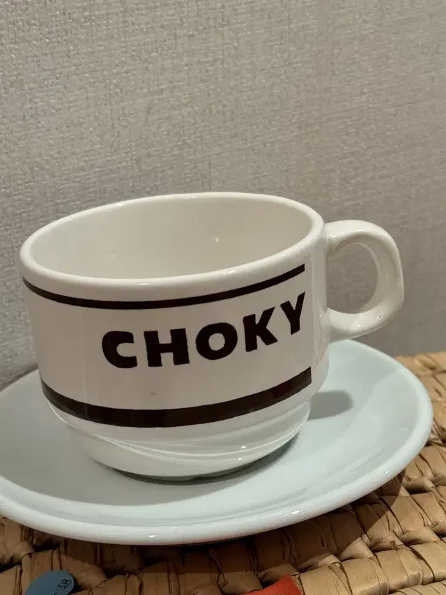 쵸키 choky 컵 빈티지잔