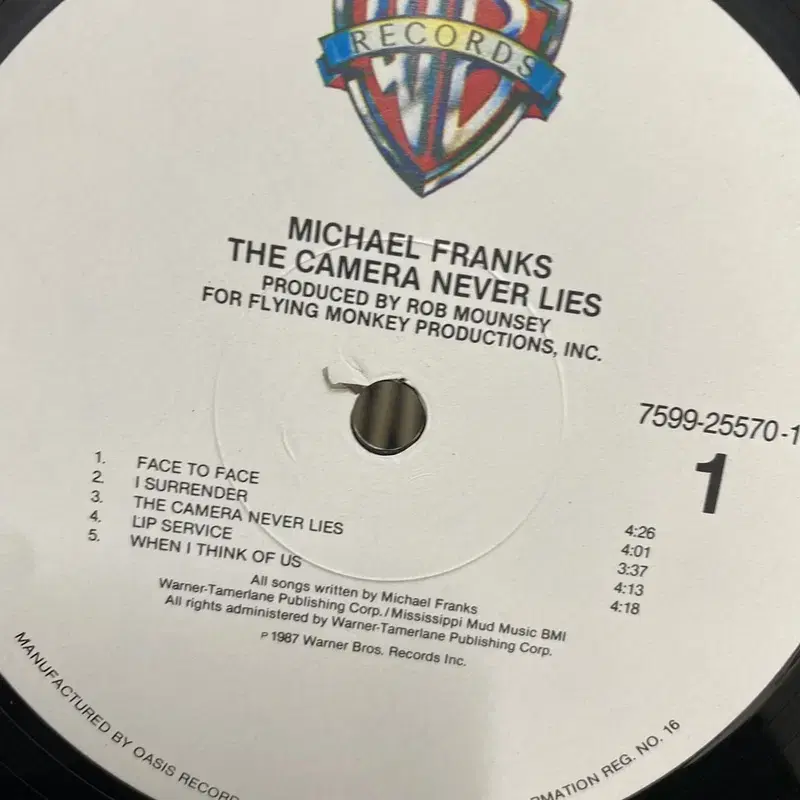 MICHAEL FRANKS  LP / AA5109