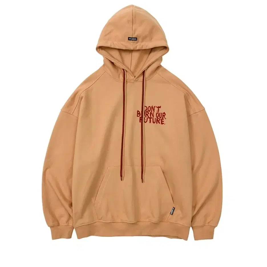 Oversized (19) Slogan Hoodie [ORANGE]