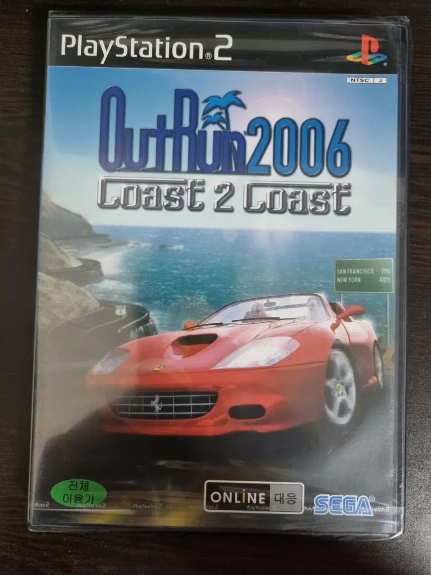 새상품 PS2 아웃런2006 코스트 2 코스트(밀봉) 살짝 데미지있음